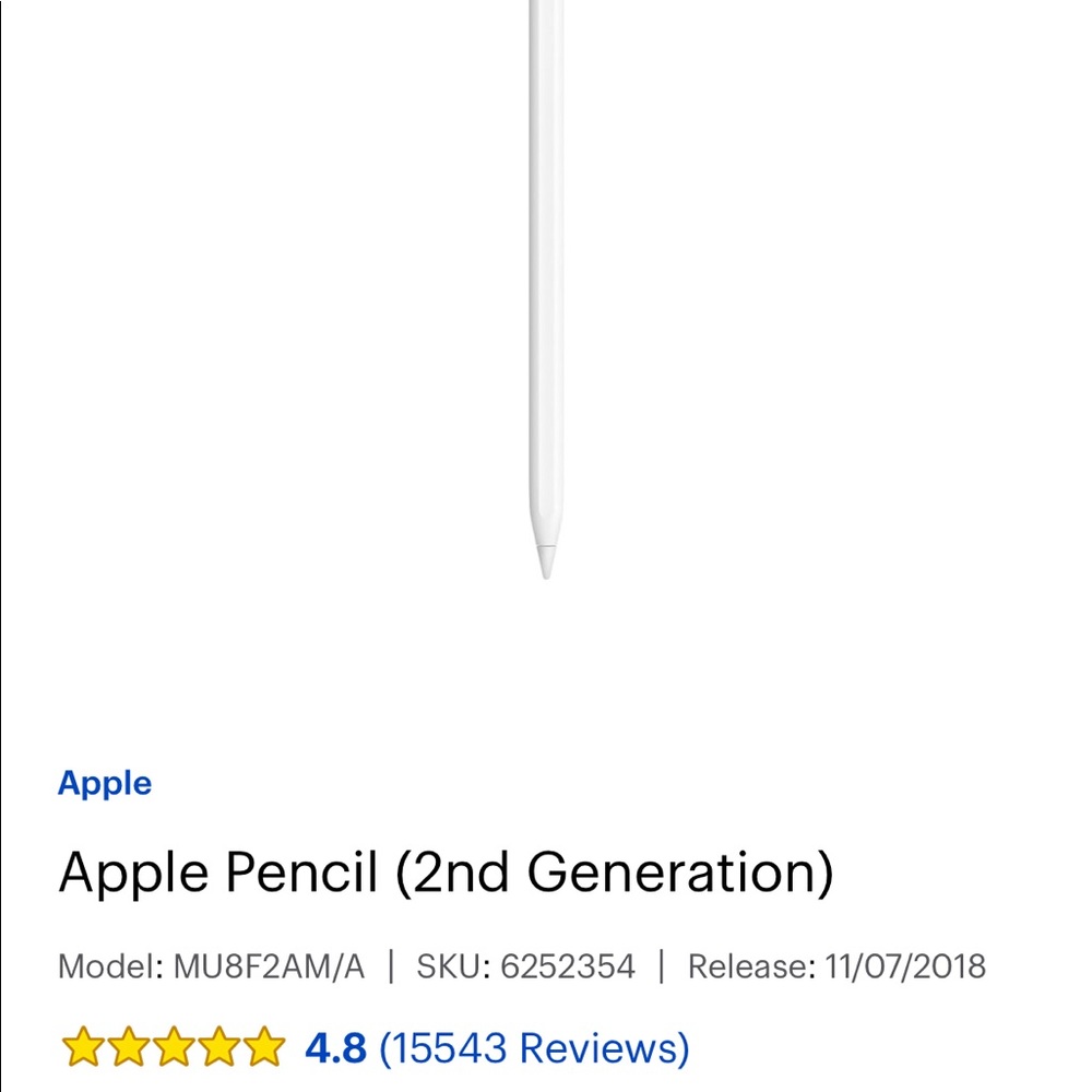 Apple Pencil 2nd Generation